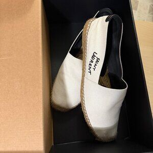 YSL Men's Canvas Espadrilles - Size 43 (US 10)